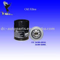 Filtro de aceite de Hyundai y filtro de aceite de Brono y filtro de aceite de Ford 26300-42000